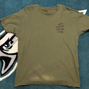 Anti Social Social Club Khaki Short Sleeve Tee